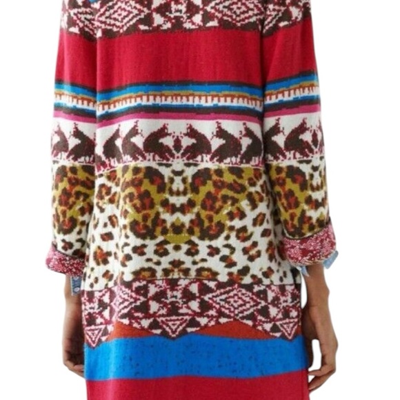 Colorful Patterned Cardigan - Picture 2 of 5